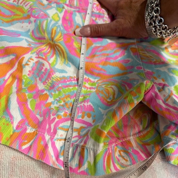 🩷💚Lilly Pulitzer | Callahan Scuba To Cuba Shorts  SZ 8- EUC🩷💚 - Picture 13 of 13